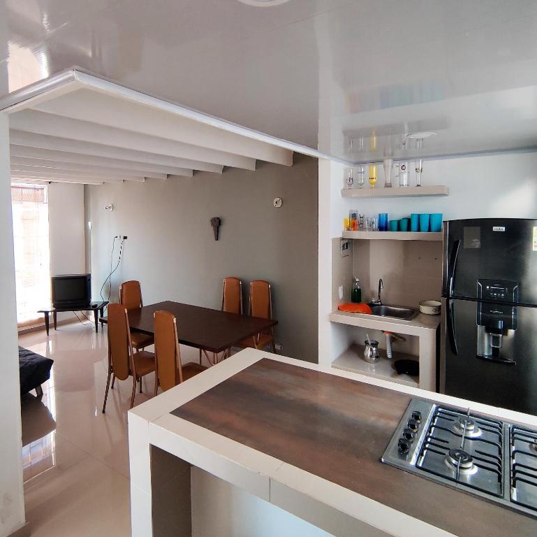Dapur atau dapur kecil di Conjunto Buganviles - Casa No 7 o 3