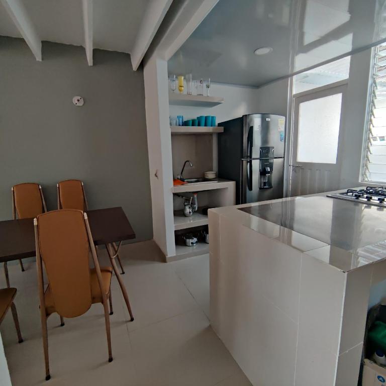 Dapur atau dapur kecil di Conjunto Buganviles - Casa No 7 o 3