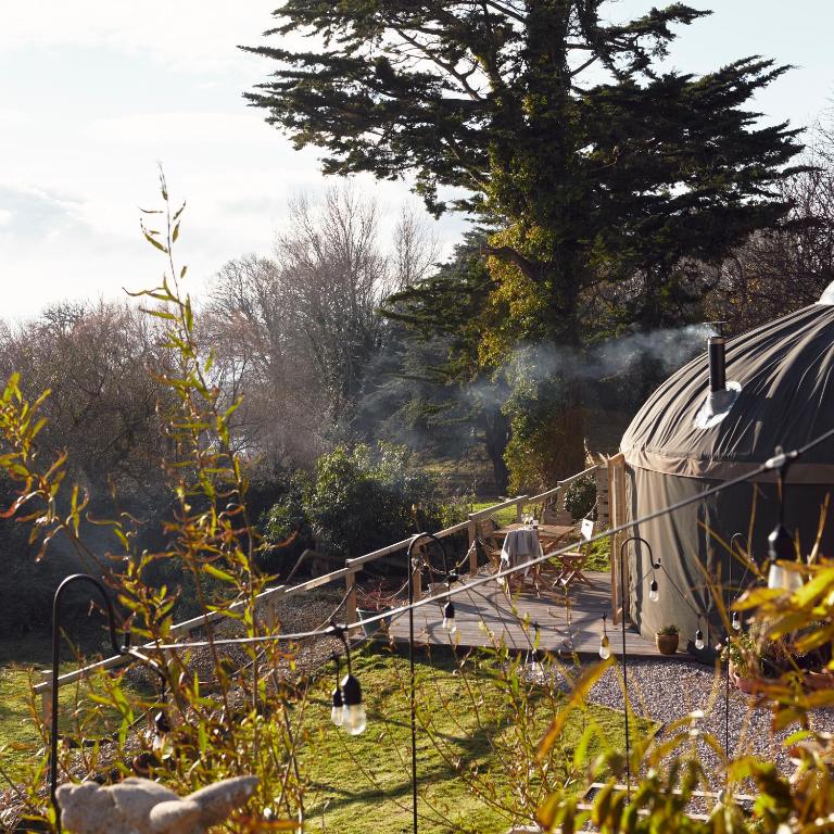 Zahrada ubytování Puckaster Cove Luxury Yurt