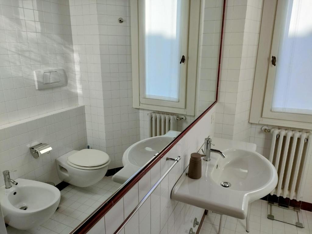 Koupelna v ubytování Villa Scalabrini