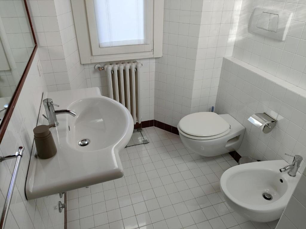 Koupelna v ubytování Villa Scalabrini