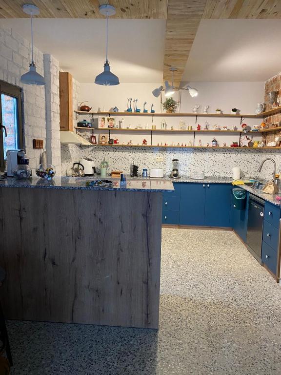 Kuchyň nebo kuchyňský kout v ubytování Agro Guesthouse Korena