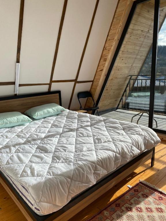 Postel nebo postele na pokoji v ubytování Agro Guesthouse Korena