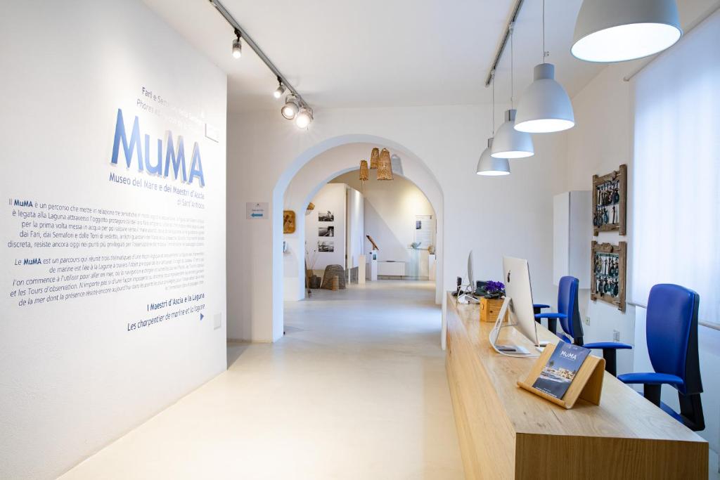 Vstupní hala nebo recepce v ubytování MuMA Hostel