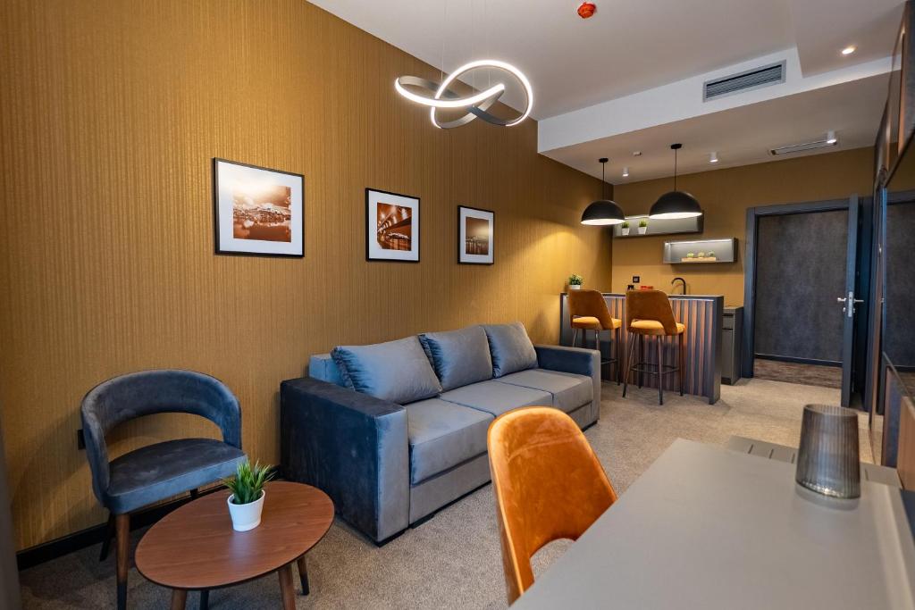 Prostor za sedenje u objektu Hotel Element