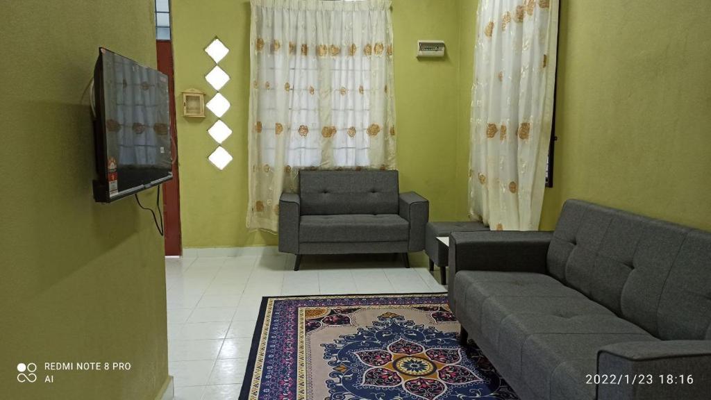Oleskelutila majoituspaikassa Iffah Homestay 2