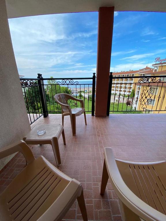 Balkón nebo terasa v ubytování Perla South Beach