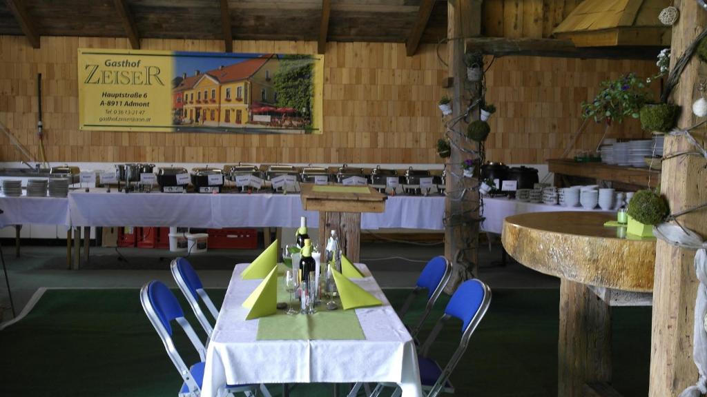 Reštaurácia alebo iné gastronomické zariadenie v ubytovaní Gasthof Zeiser