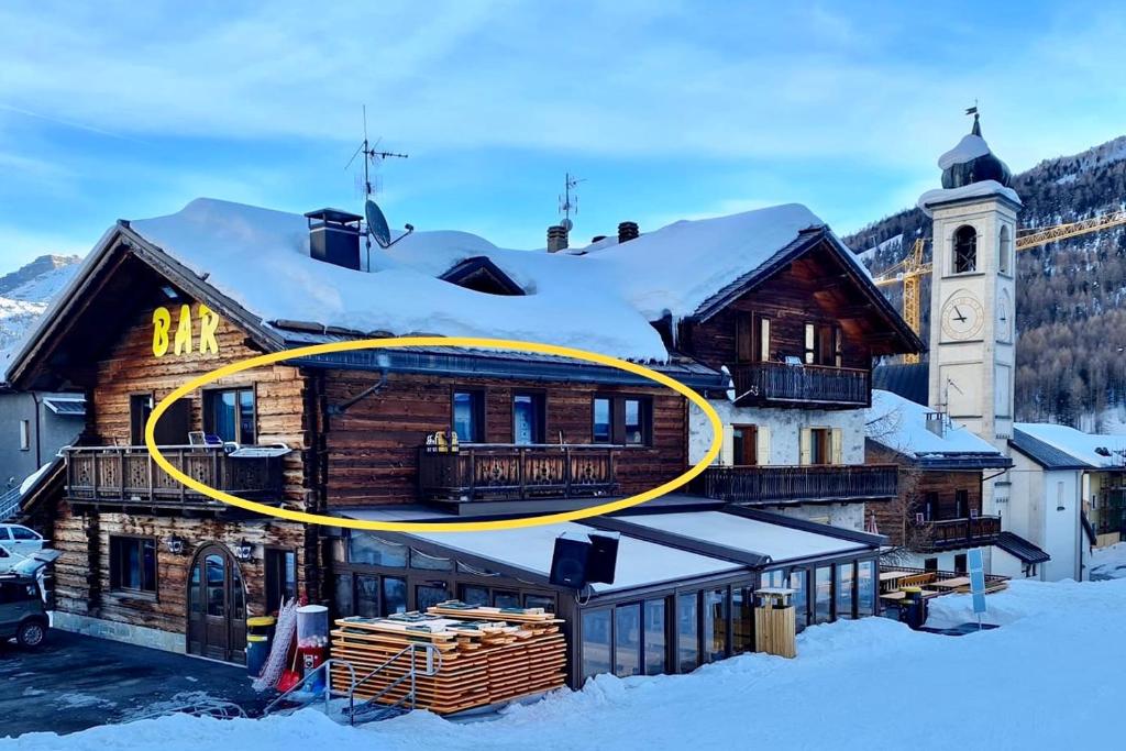 Sarochin Appartamenti v zimě