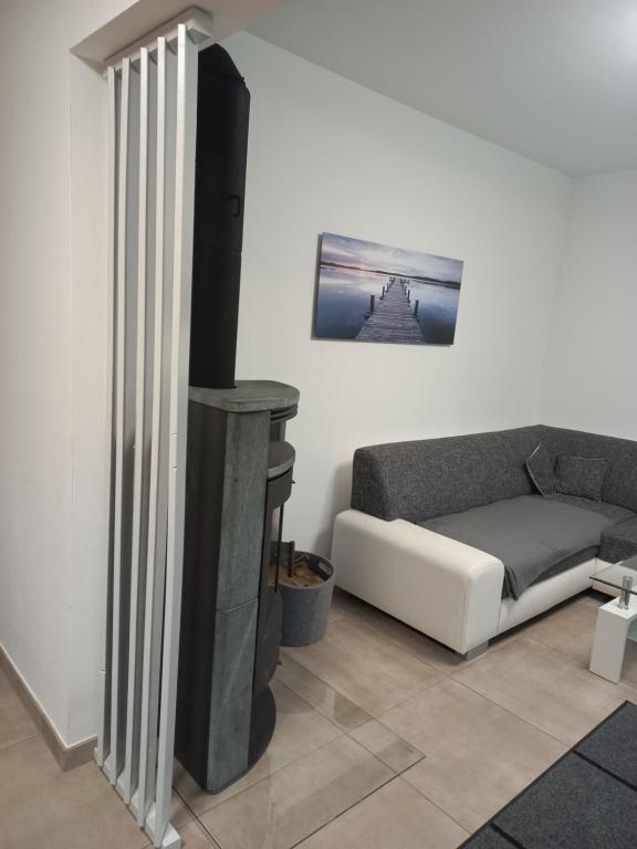 Posezení v ubytování Ferienhaus Silja