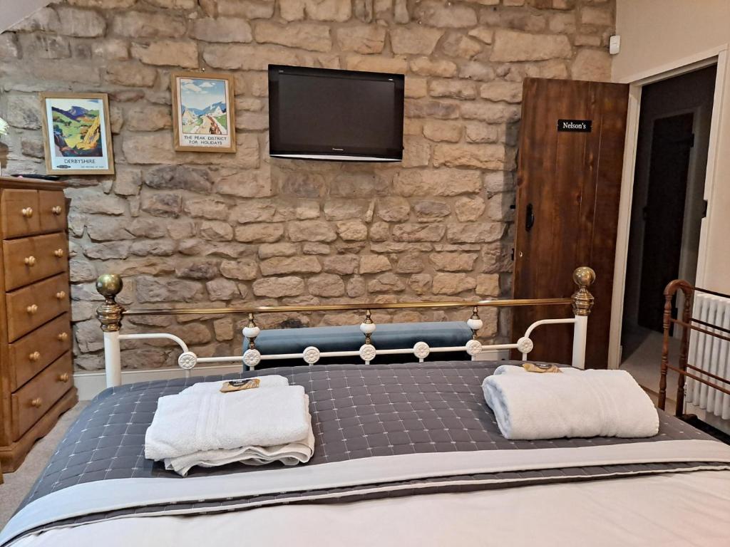 Postel nebo postele na pokoji v ubytování Robin Hood Farm B&B