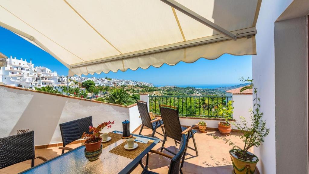 Balkon lub taras w obiekcie Casa Mari Frigiliana by Ruralidays