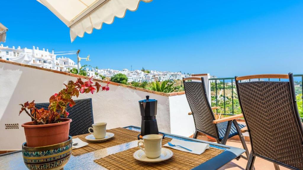 Balkon lub taras w obiekcie Casa Mari Frigiliana by Ruralidays