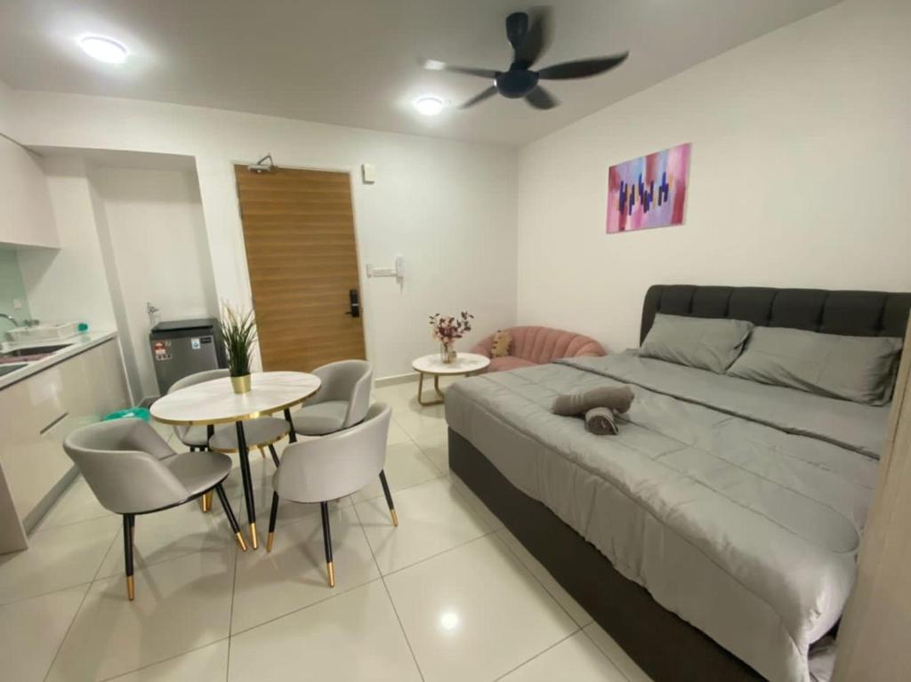Posezení v ubytování Teega Suites, Puteri Harbour, Iskandar Puteri