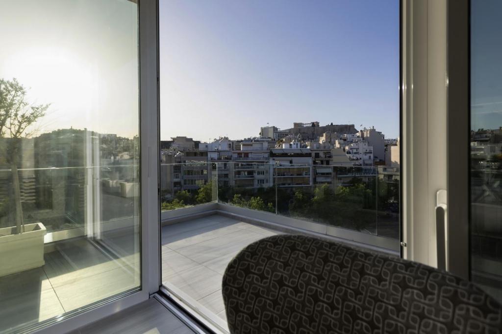 Balkón alebo terasa v ubytovaní Über Lux 2 BR New Penthouse with Acropolis View