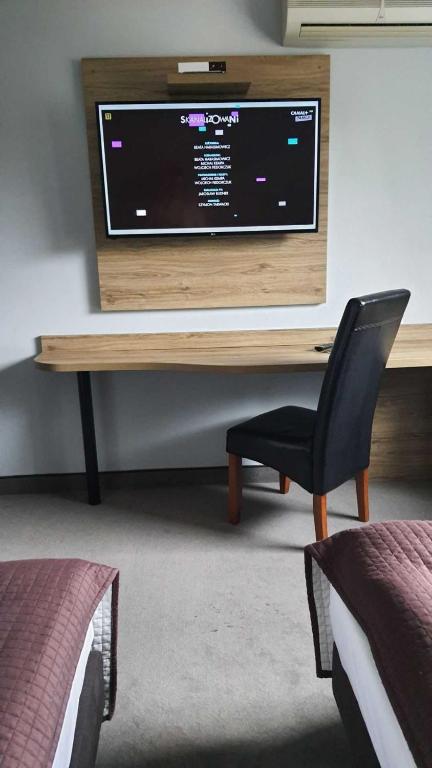 TV a/nebo společenská místnost v ubytování Villa Jaśmin