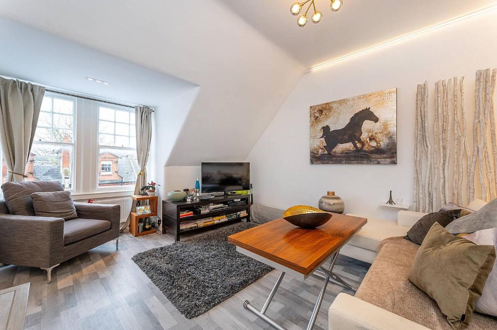 Fotografie z fotogalerie ubytování Stylish, modern, Kensington apartment v Londýně