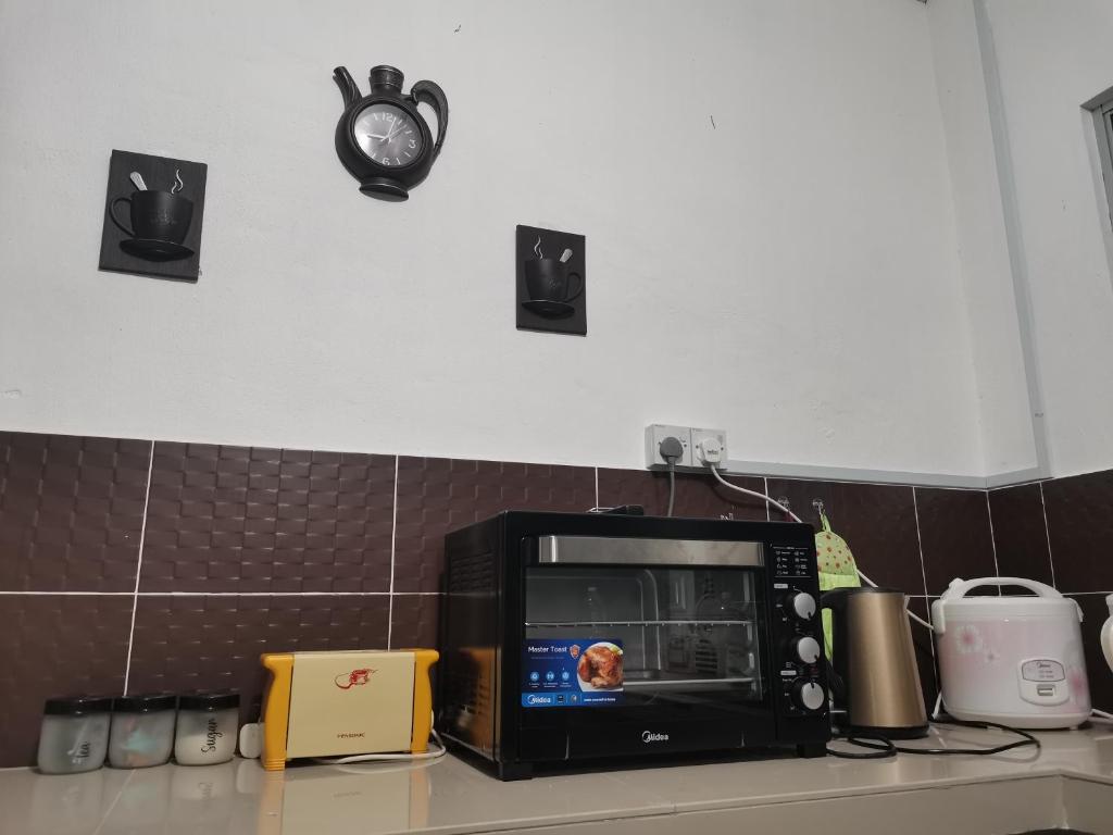 Kuchyň nebo kuchyňský kout v ubytování VIRTA Guesthouse