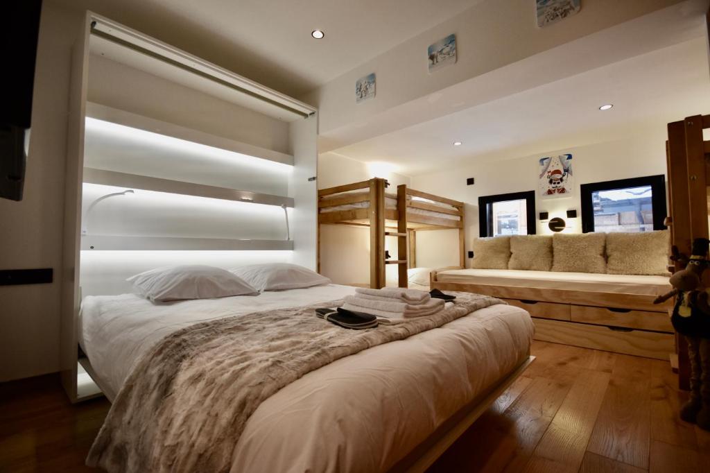 Fotografia z galérie ubytovania Chalet de luxe avec magnifique vue à Courchevel, 5 chambres, 15 pers v destinácii Courchevel