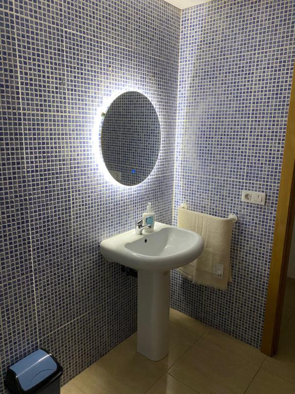 Koupelna v ubytování Apartamentos Wei
