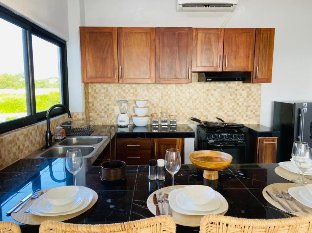 Nhà bếp/bếp nhỏ tại Casa Vista Del Rey