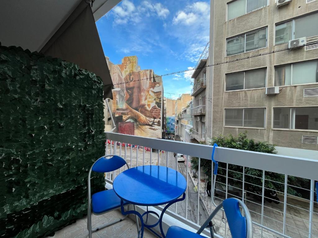 Balkón nebo terasa v ubytování Cozy n easy flat in Exarchia!