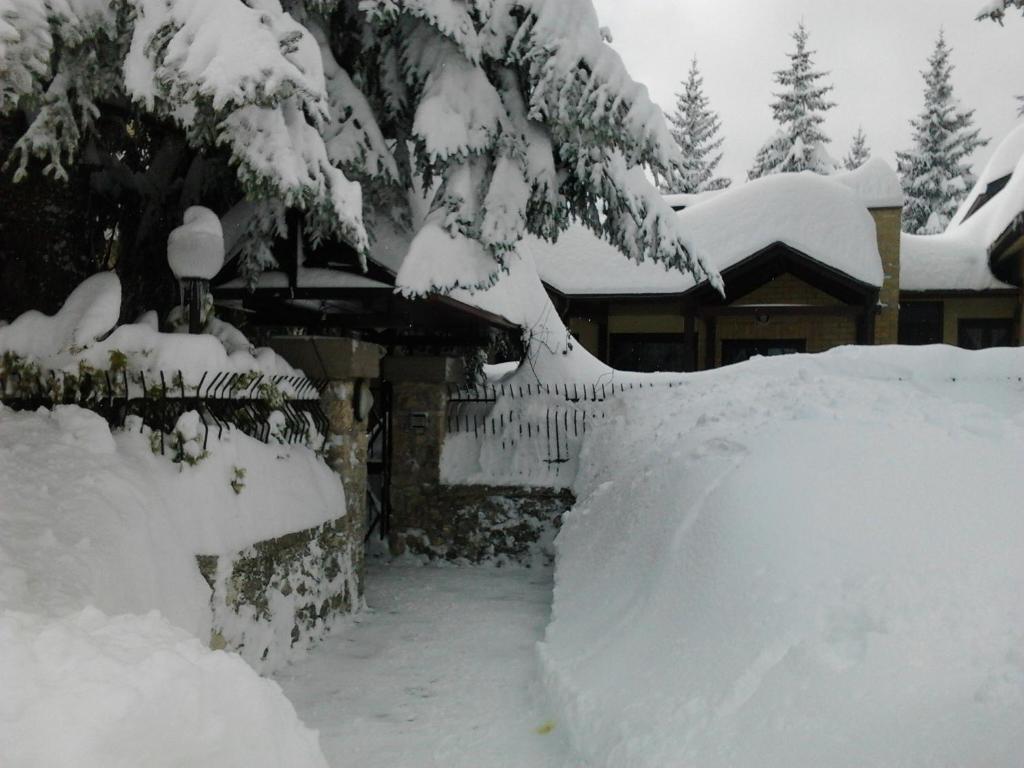 Hotel Pagnani v zimě