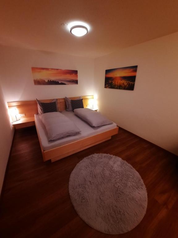 Postel nebo postele na pokoji v ubytování Schafferhäusl, Ferienwohnung