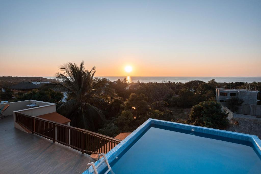 Enjoy Sunset in 2BD Rooftop pool, Brisas de Zicatela Aktualisierte Preise für 2024
