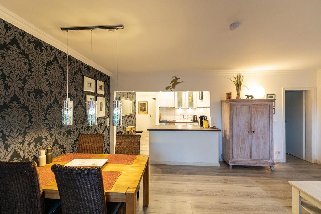 Η κουζίνα ή μικρή κουζίνα στο Hexenglück und Hexenzauber Hahnenklee