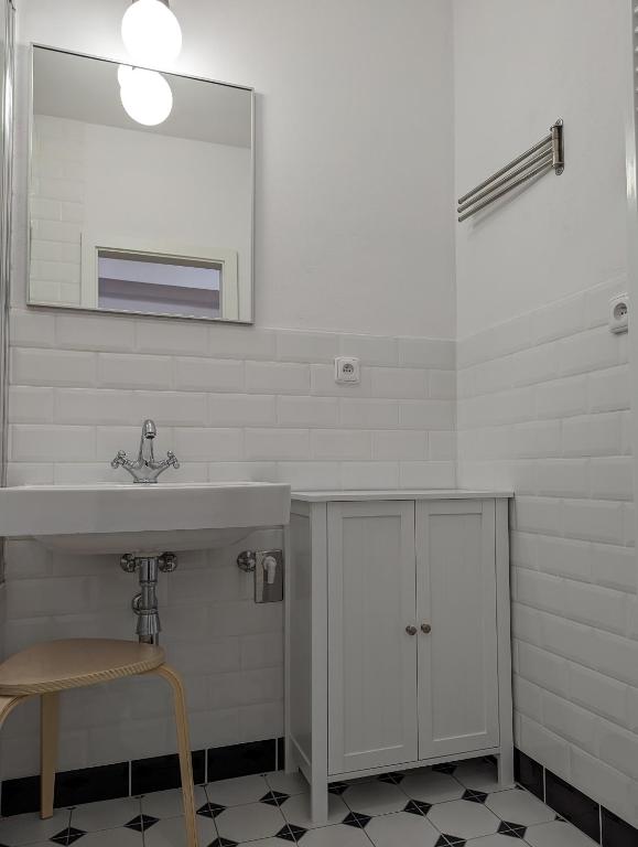 Koupelna v ubytování Apartmán VEJPRTY- Apartment WEIPERT