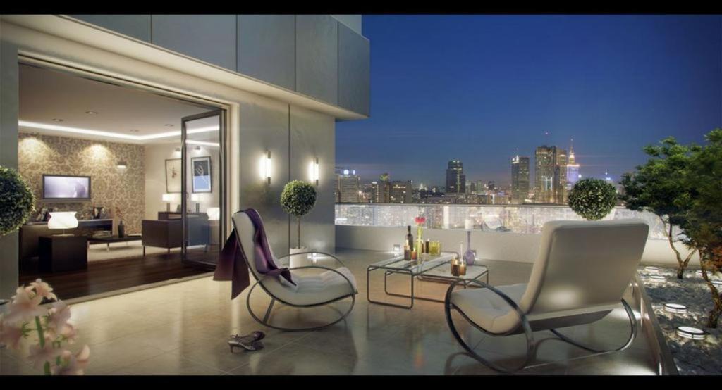 Χώρος καθιστικού στο GRZYBOWSKA RESIDENCE INTER-APARTMENTS