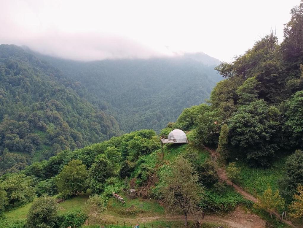 Příroda nedaleko luxury tent