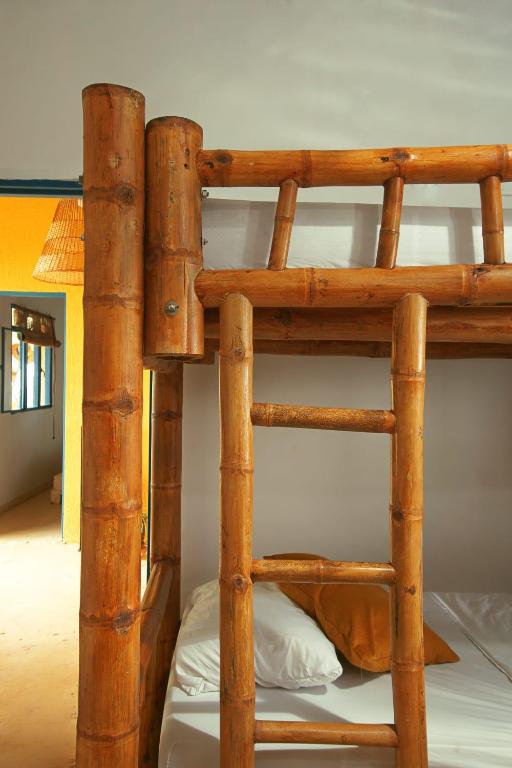 Postel nebo postele na pokoji v ubytování Casa Mostaza-Ecolodge