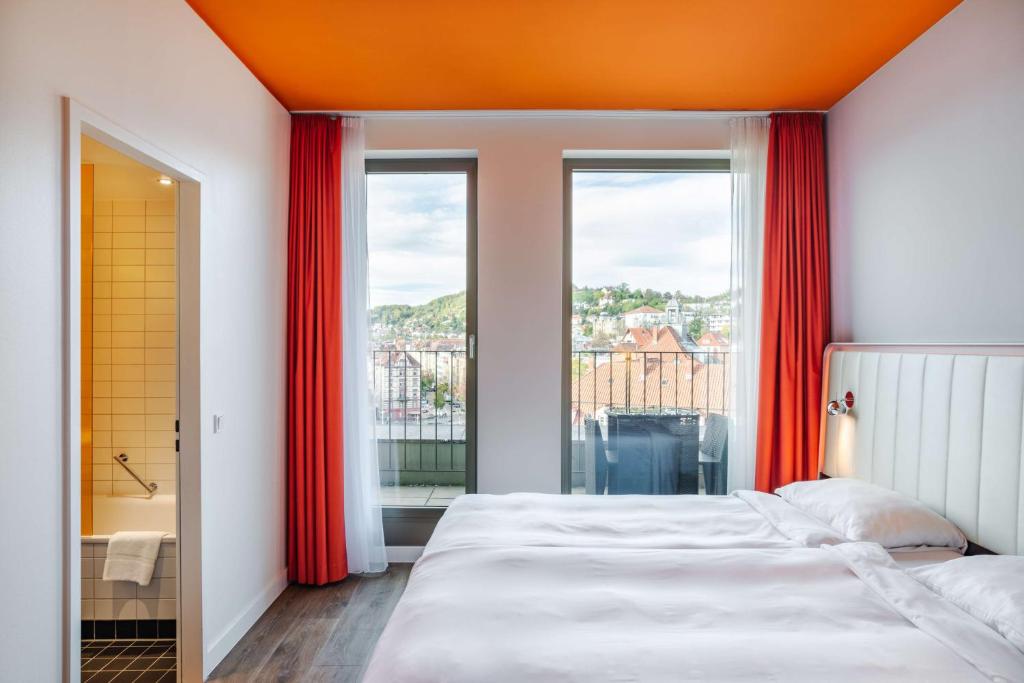 Postel nebo postele na pokoji v ubytování Park Inn by Radisson Stuttgart