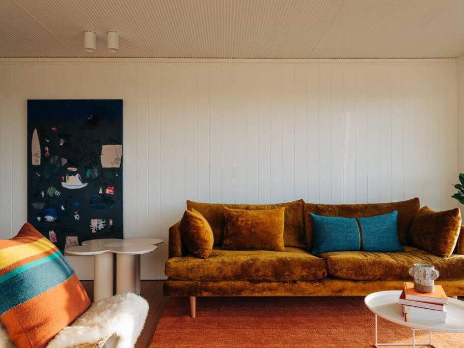 Posezení v ubytování Frankie Beach House