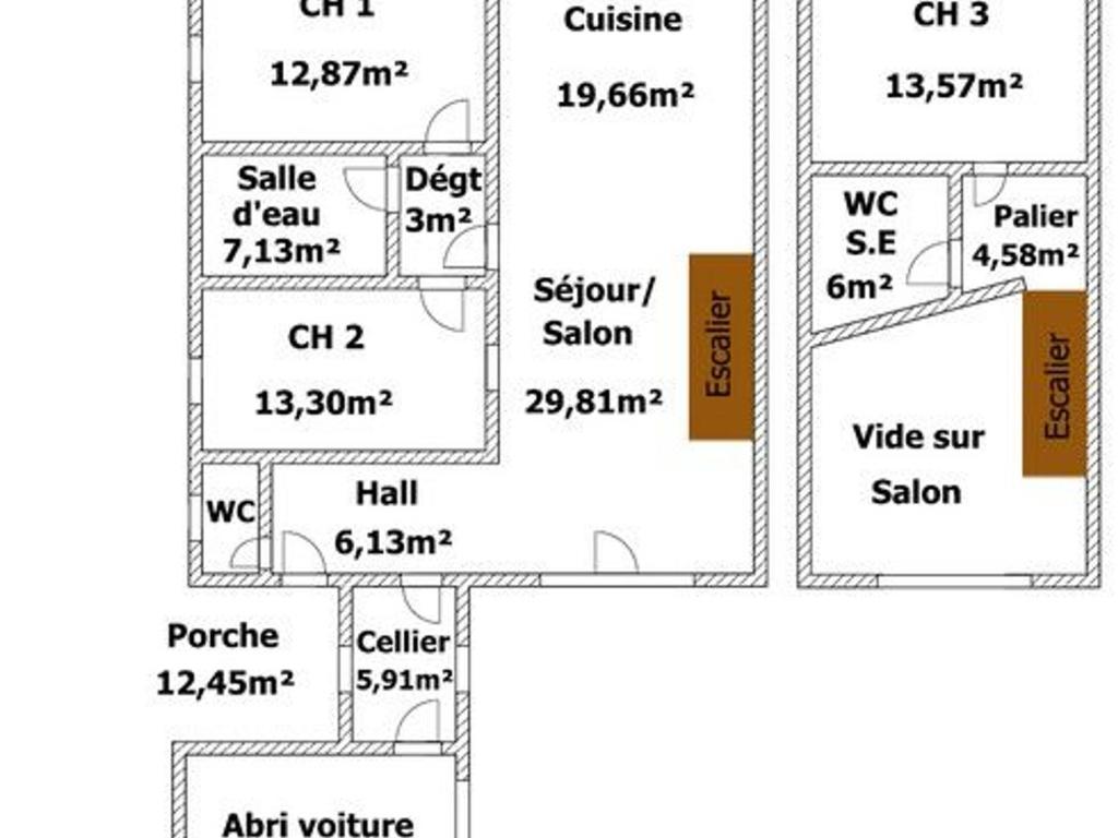 Gîte rénové mitoyen PMR, 3 chambres, terrasse, proche nature - FR-1-426-112 - Maison De Vacances (6 Adultes)