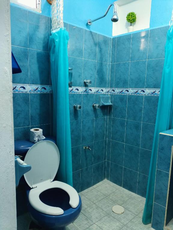 Koupelna v ubytování Casa Bonzay