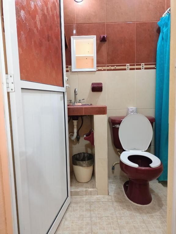 Koupelna v ubytování Casa Bonzay