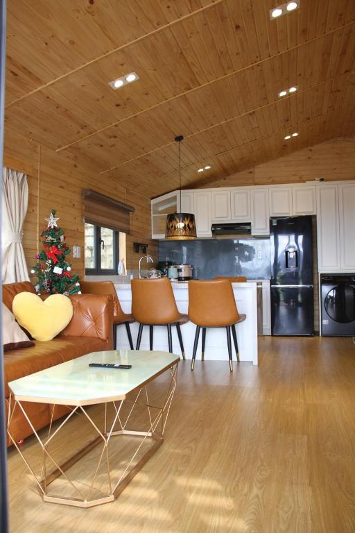 Nhà bếp/bếp nhỏ tại Ngọc Nguyên Homestay