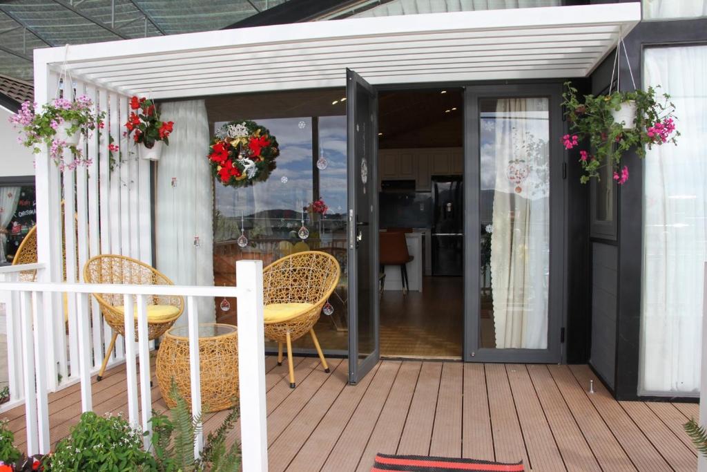 Restaurace v ubytování Ngọc Nguyên Homestay