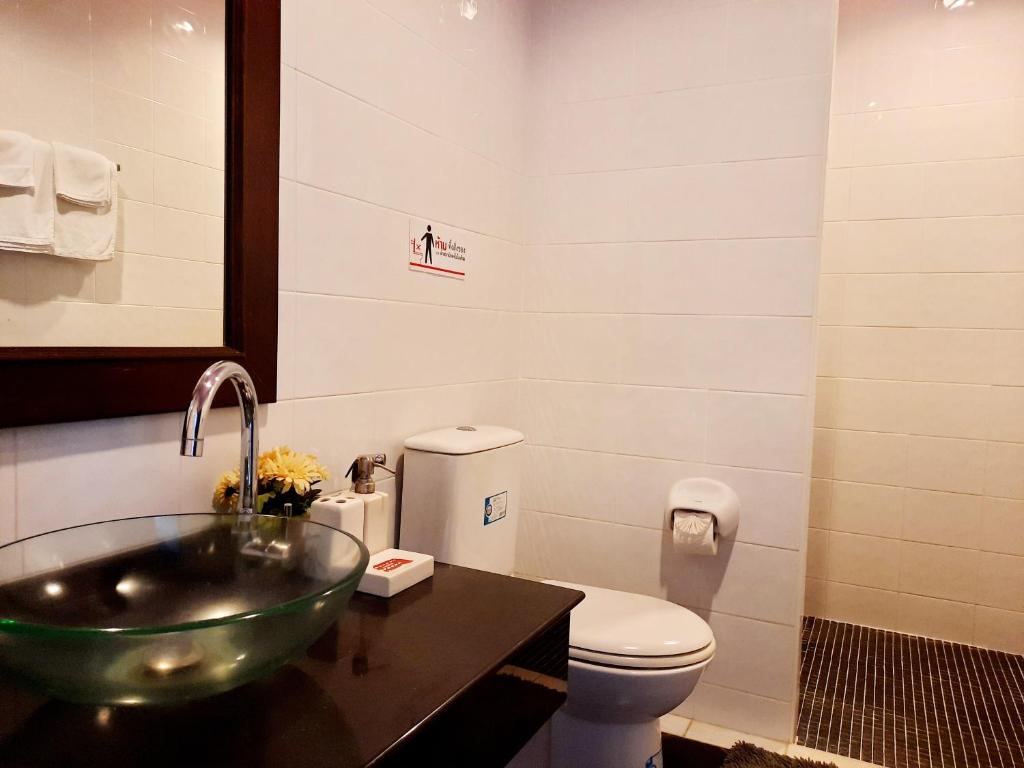 Koupelna v ubytování Purimas Resortel