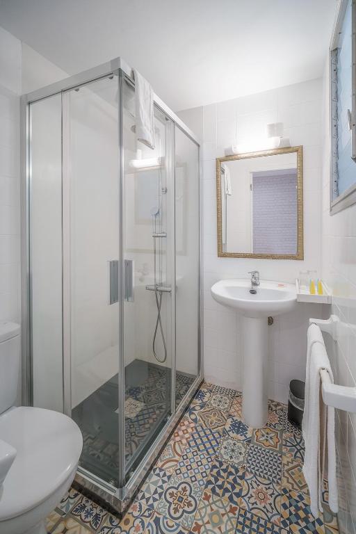 Kúpeľňa v ubytovaní Hostal Menurka