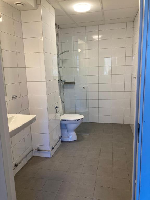 Koupelna v ubytování Morlanda B&B