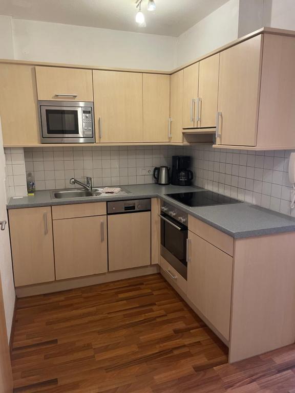 A kitchen or kitchenette at Apartment Sonnblick