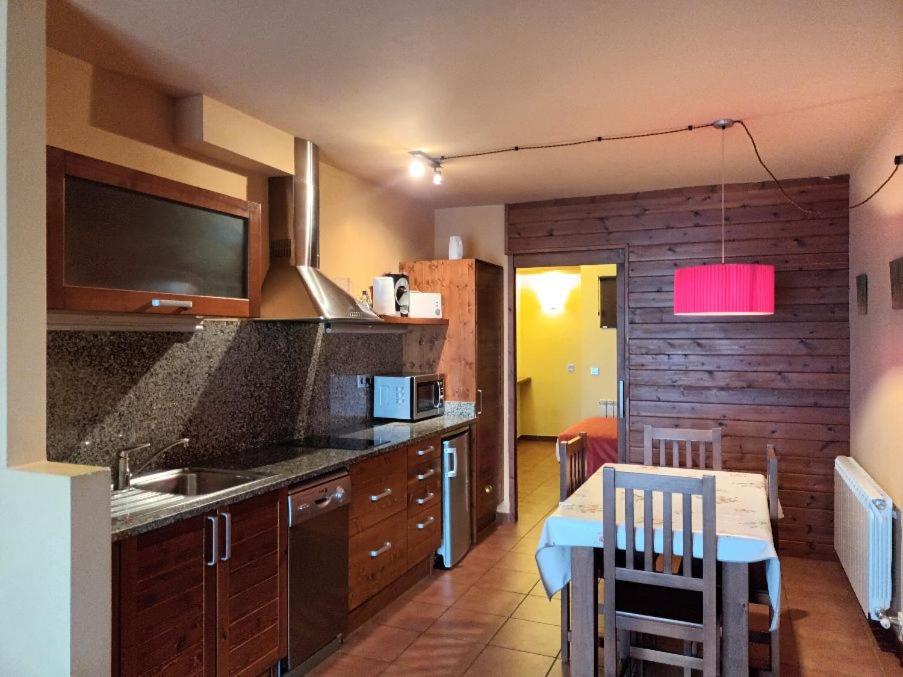 Kuchyň nebo kuchyňský kout v ubytování Aparthotel Bellver