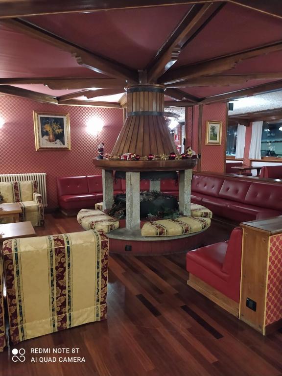 Posezení v ubytování Hotel Breuil