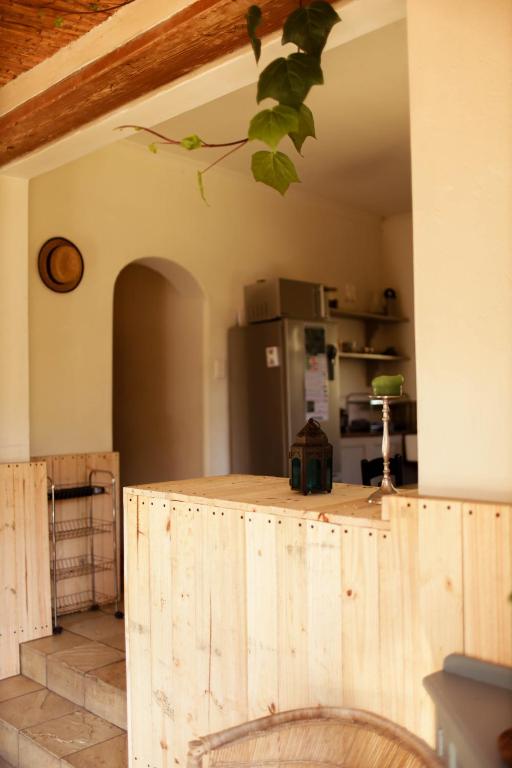 Kuchyň nebo kuchyňský kout v ubytování Southern Yurts