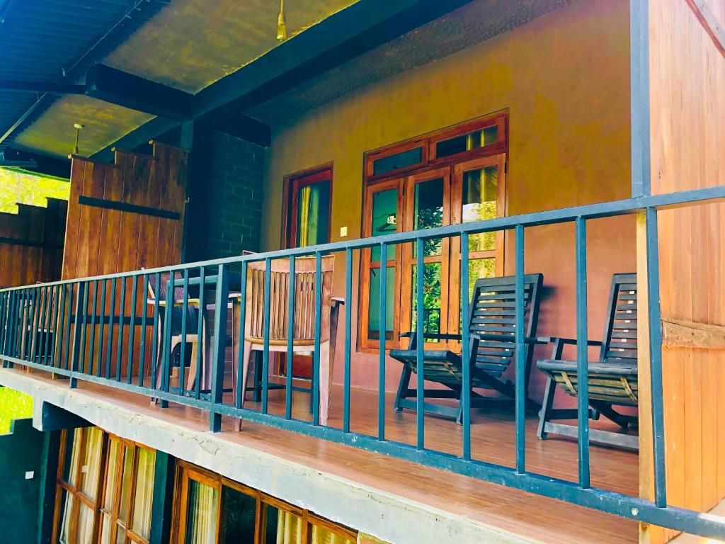 Balkón nebo terasa v ubytování Wild Resort Ella