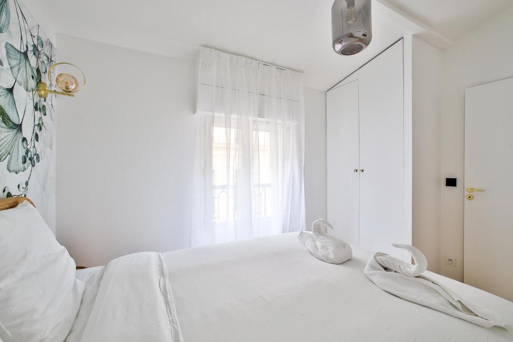 Posteľ alebo postele v izbe v ubytovaní 41.Appart 4Pers#Madeleine#Gallerie La Fayette